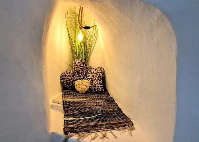 别墅 水及陶土传统洞穴公寓 伊亚